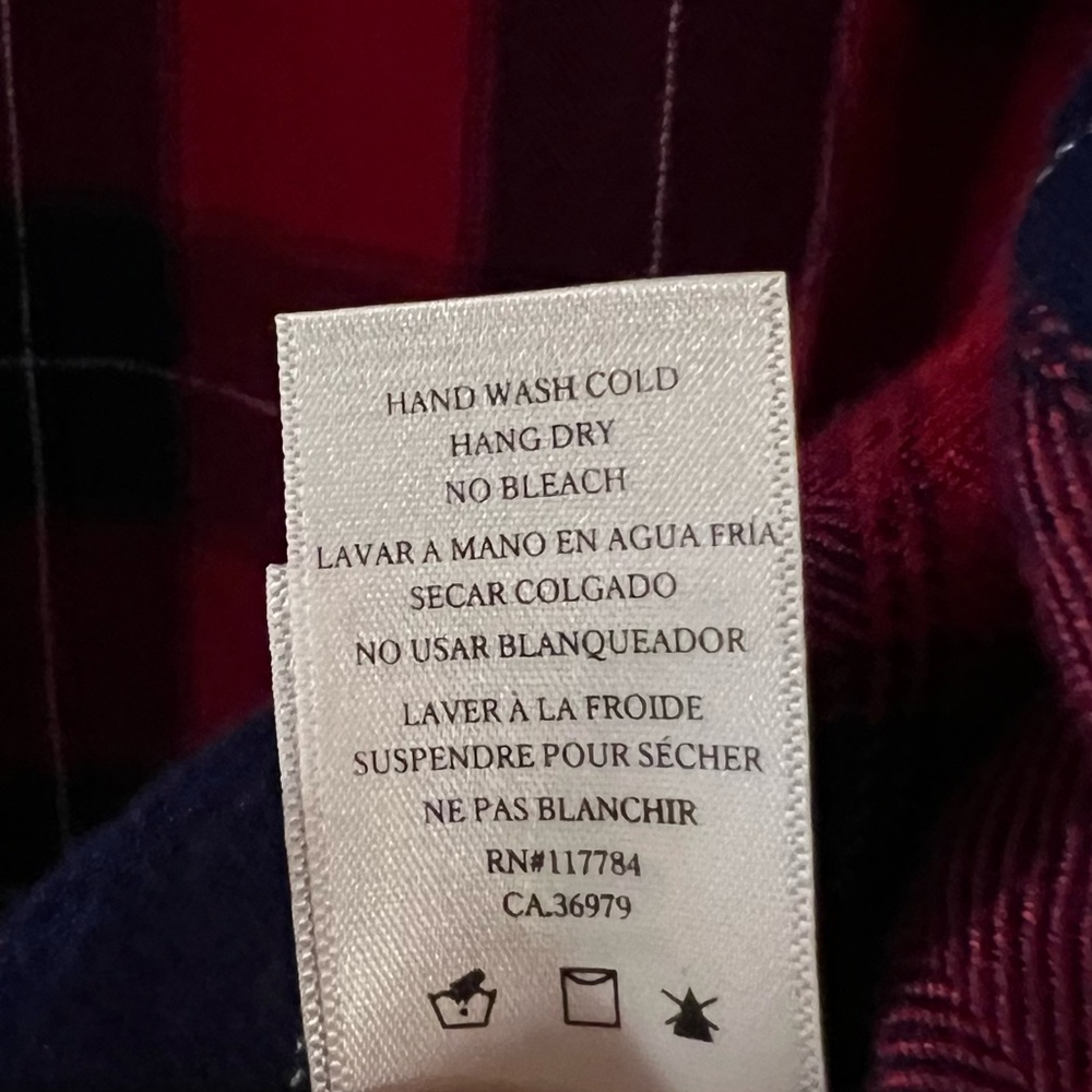 Rails Hunter Ruby/Navy Check Flannel Button Down … - image 5